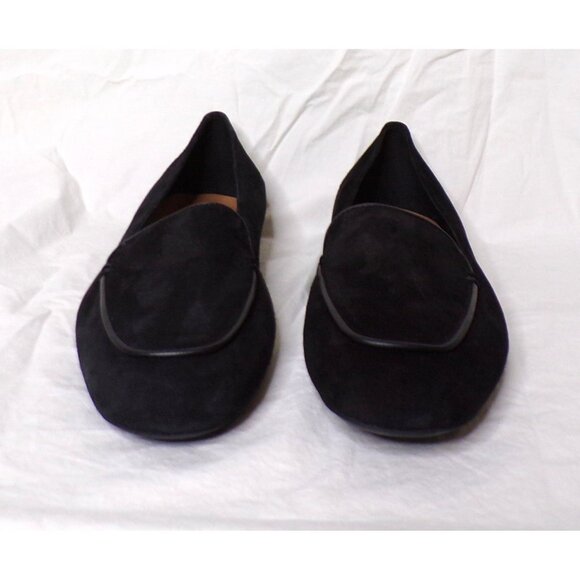 🆕 AQUATALIA Calandra Suede Loafer Flat Shoes 10 Black - Picture 8 of 16